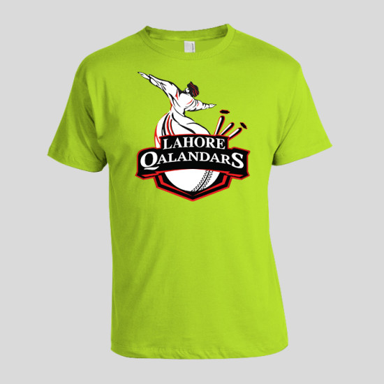Lahore Qalandars New Green PSL TShirt Lahore Qalandars New Green PSL TShirt